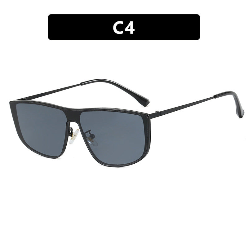 Women's elegant square sunglasses with luxurious metal frame Skanto