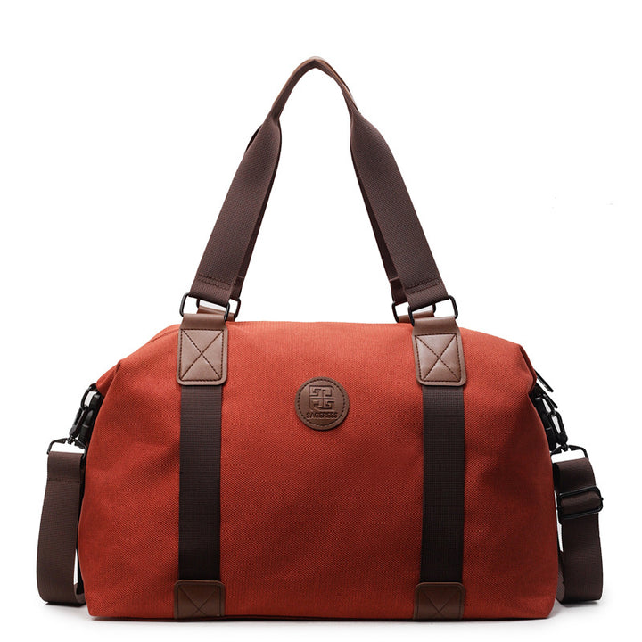 Sporty Duffel Bag With Multiple Compartments And Adjustable Shoulder Strap Skanto