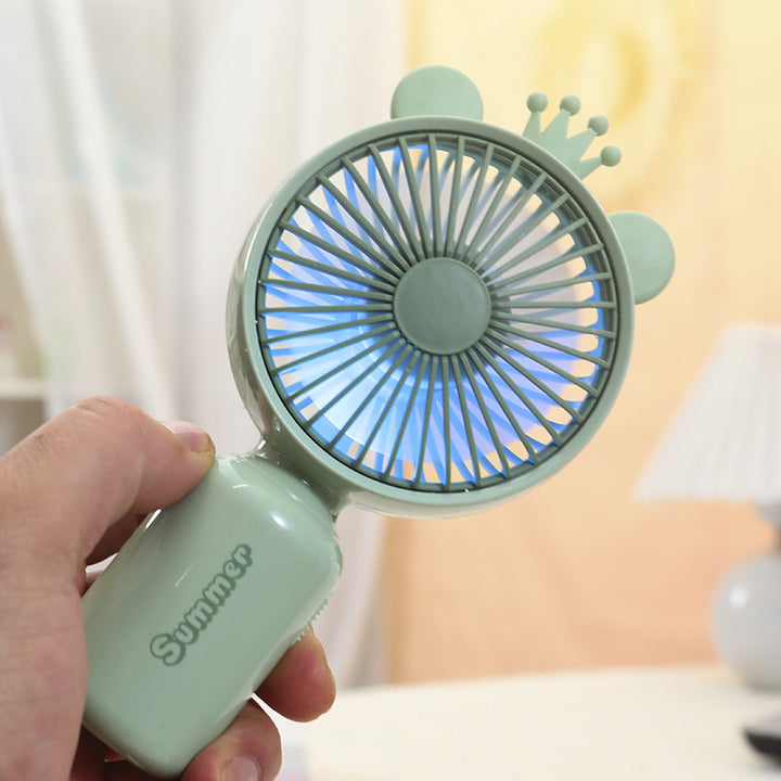 Dame portable mini håndvifte med fleksibel monteringsmekanisme Skanto