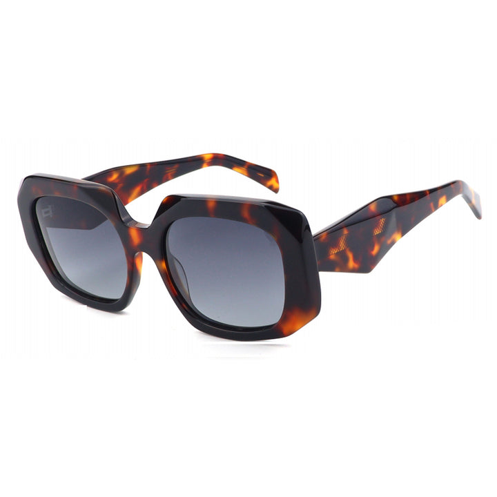 Dame oversized solbrille med innovativ ramme og moderne geometri Skanto