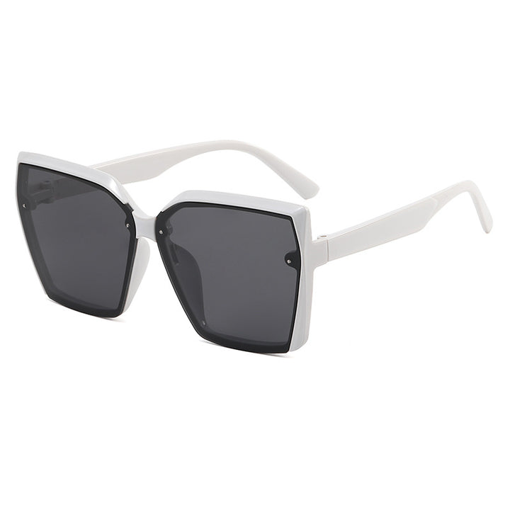 Damer Oversized Solbrille med moderne skilpaddedesign Skanto