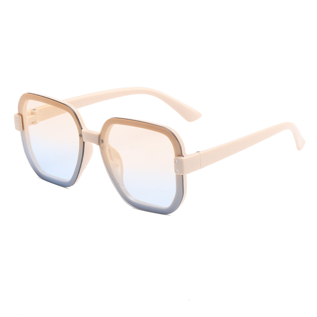 Dame modische quadratiske solbriller med gradient glass Skanto