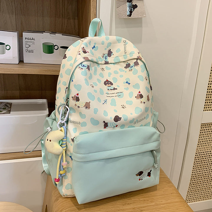 Søt hundetema skolesekk