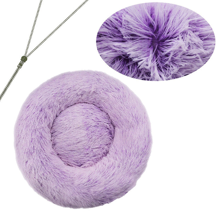 Plush Sirkulær Hundeseng