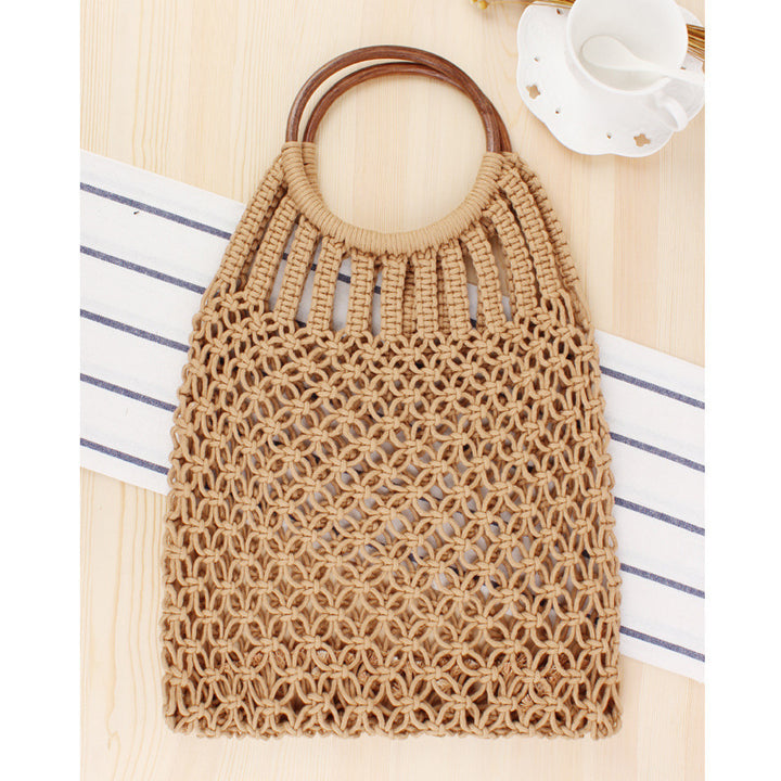 Handbag with braided design and inner pocket Skanto