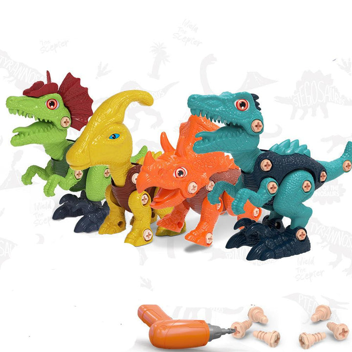 Skanto | Dinosaur Konstruksjon & Skrue Lekesett