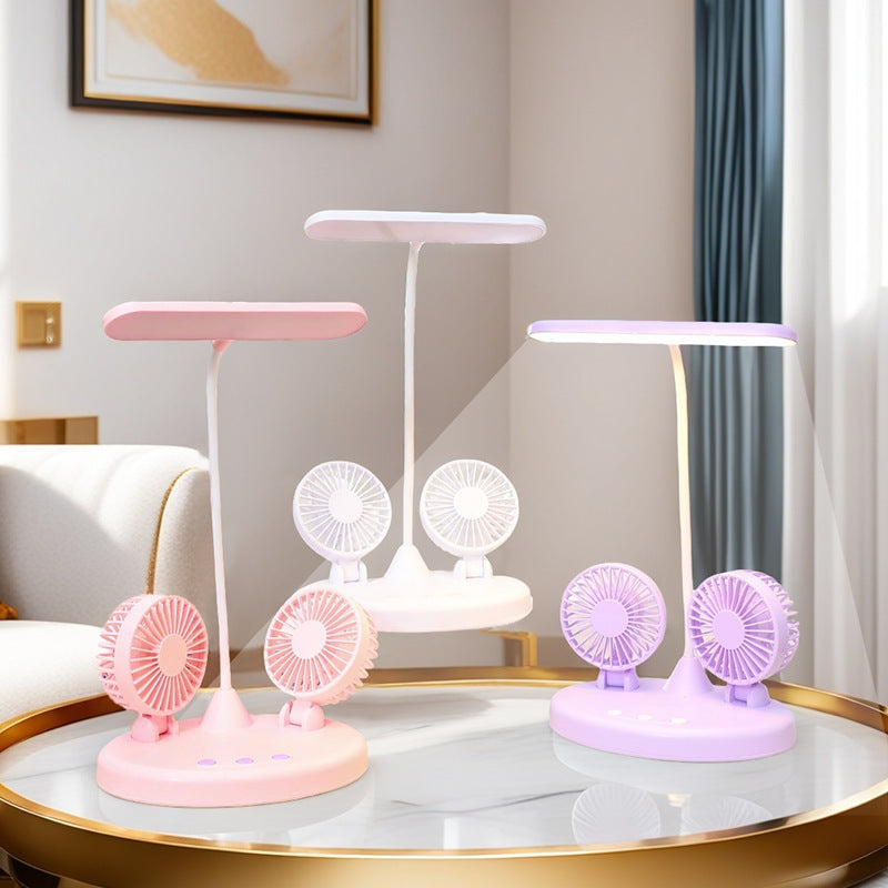 Dame Multifunksjonell bordlampe med integrerte vifter Skanto