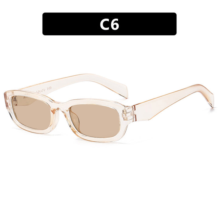 Women's fashionable sunglasses with stylish rectangular frame Skanto