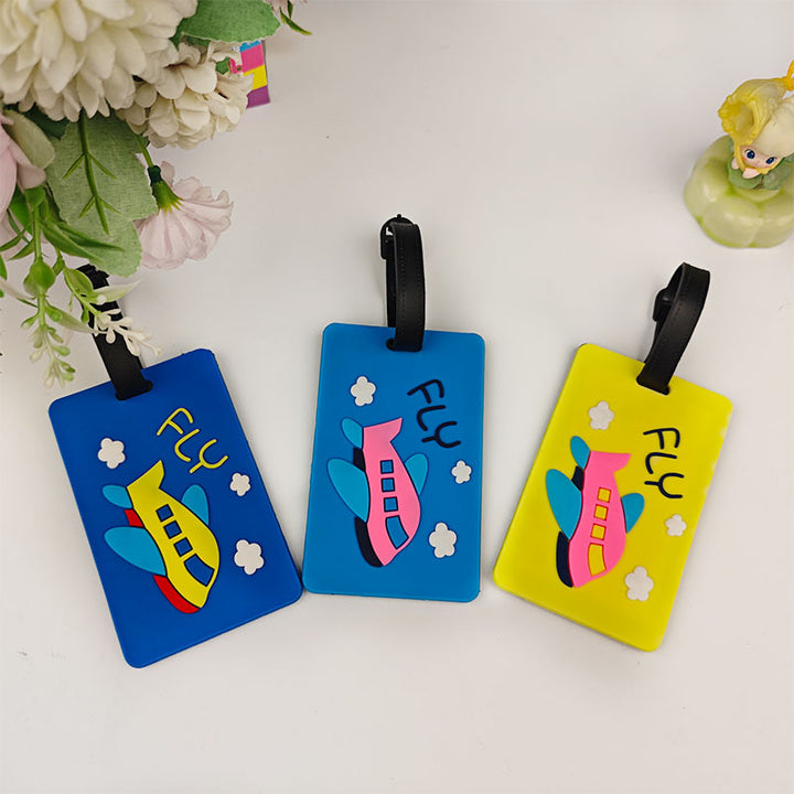 Unisex kreativ bagasjetagger i flydesign Skanto