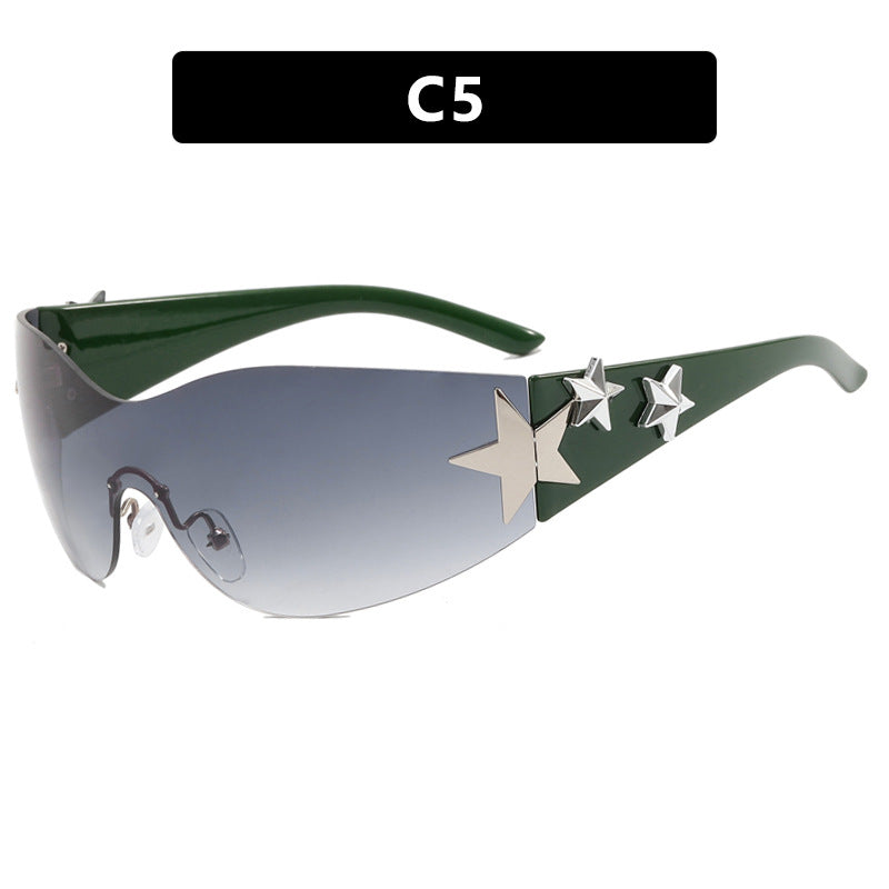 Women's trendy sunglasses with unique star design Skanto