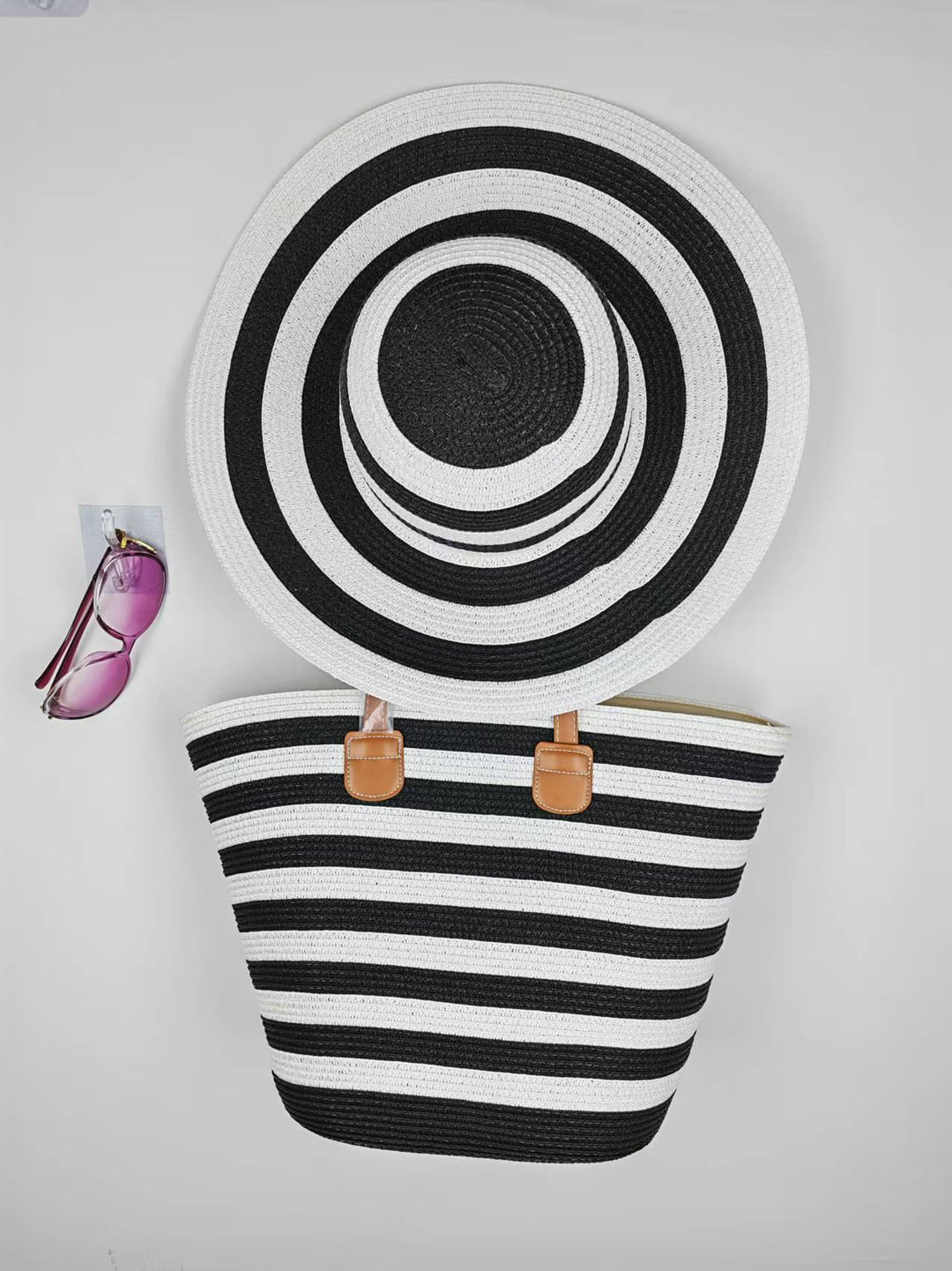 Strandveske med matchende hatt Skanto