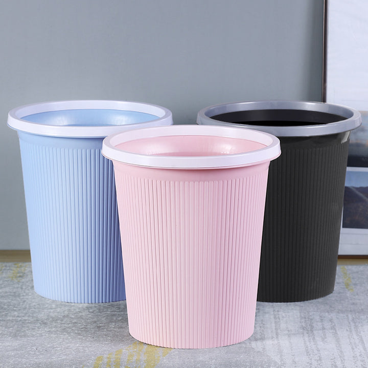 Women's elegant and practical trash can with ribbed surface Skanto
