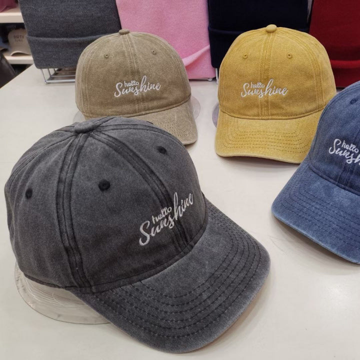 Kvinne brodert bomull baseball cap Skanto