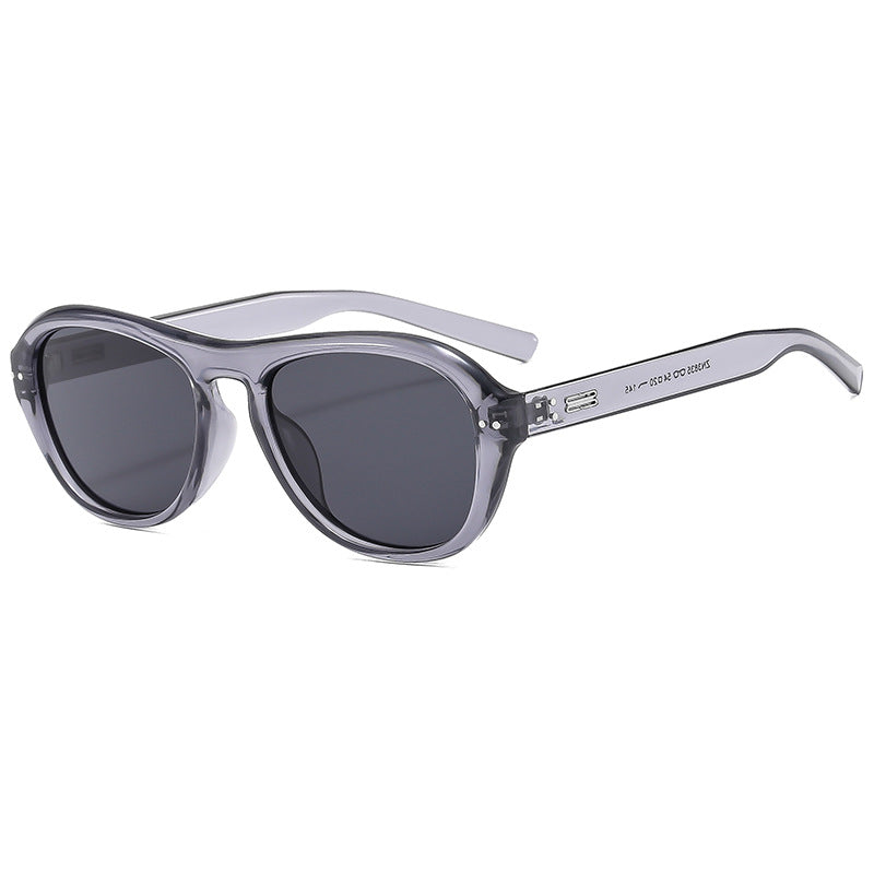 Women's fashionable glasses with stylish elongated frame and high-quality plastic Skanto