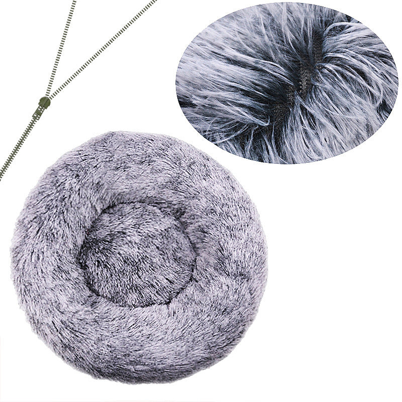 Plush Sirkulær Hundeseng
