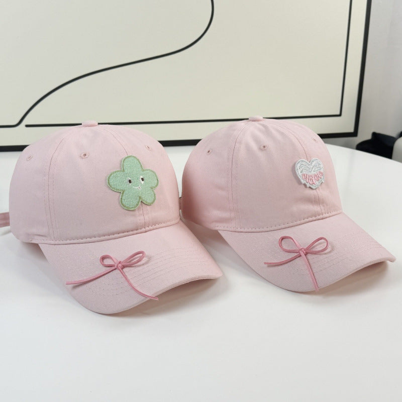 Kvinners søte karakter broderte baseball cap Skanto