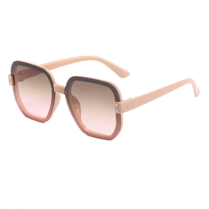 Dame modische quadratiske solbriller med gradient glass Skanto