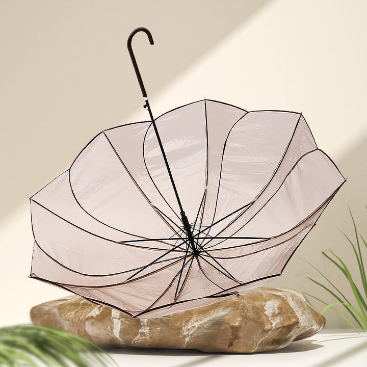Damer Transparent Design Sammenleggbart Parasol Skanto