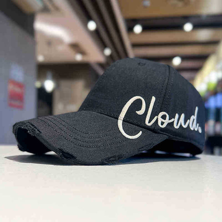 Kvinne Slitt Casual Bomull Baseball Cap Skanto