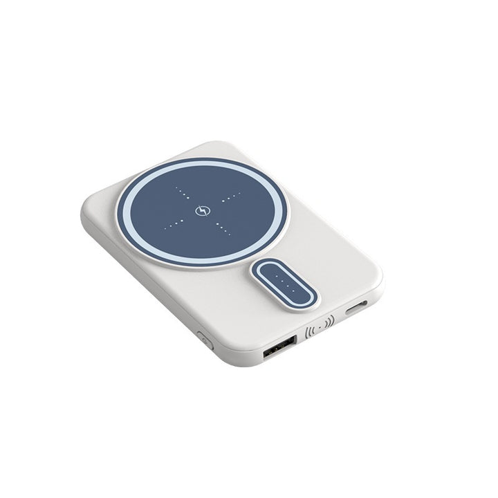 Bærbar induksjons-powerbank med smart-funksjon Skanto