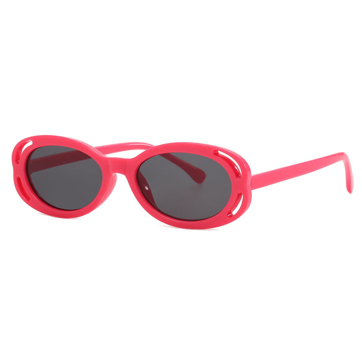 Dame moteriktig solbrille med eksotisk mønster Skanto