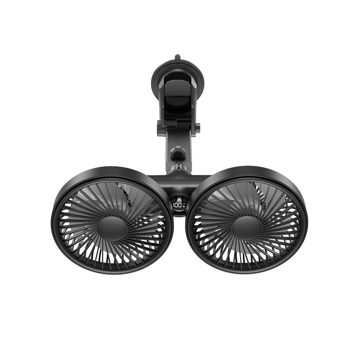 Dame Dobbel Clip-Ventilator med digital styring Skanto