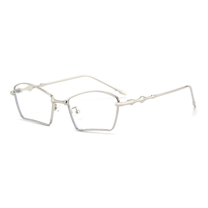 Women's trendy sunglasses with geometric frame and gradient lenses Skanto