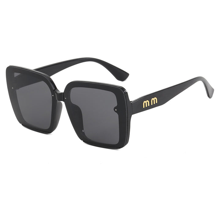 Dame moteriktig kvadratisk solbrille med gradientlinser Skanto