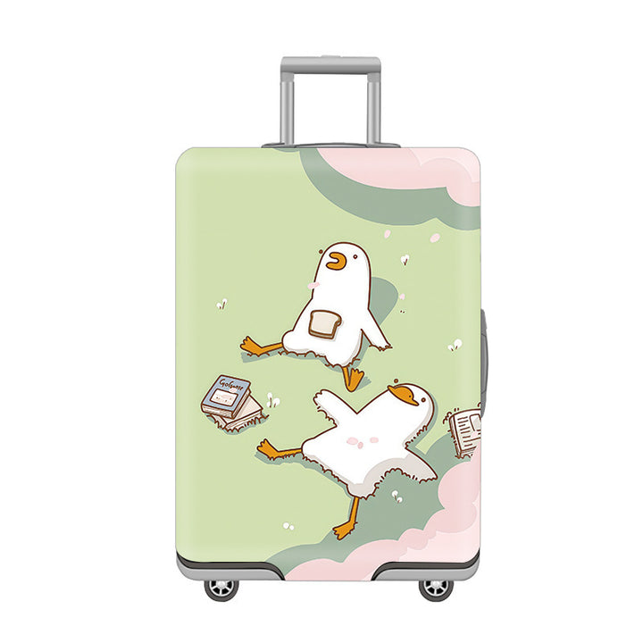 Cartoon Cat Design Hard Shell Luggage Skanto