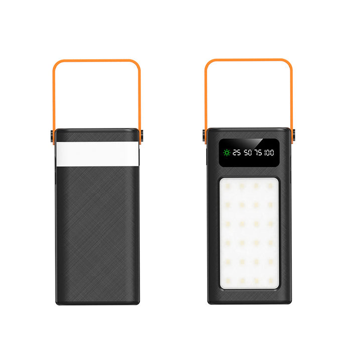 Bærbar LED Powerbank med innebygd skjerm og bærehåndtak Skanto