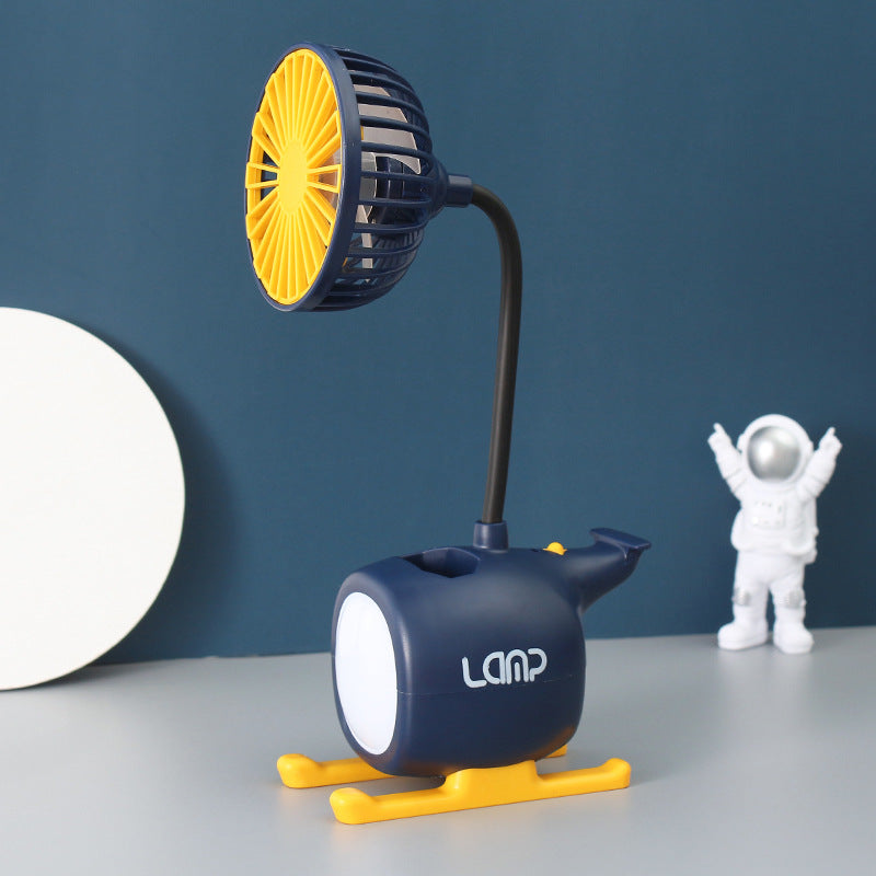 Dame multifunksjonell bordvifte med LED-belysning og fleksibel arm Skanto