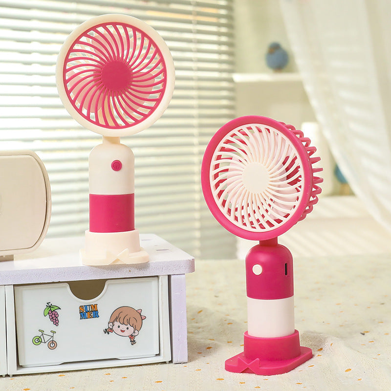 Damer Bærbar Mini-vifte med USB-ladefunksjon og ergonomisk design Skanto
