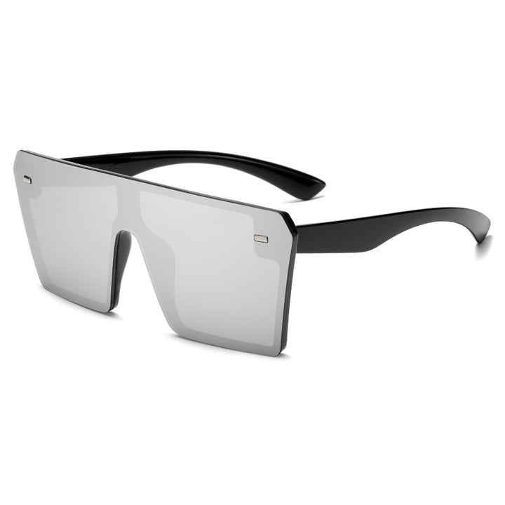 Dame Oversized solbriller i futuristisk design Skanto