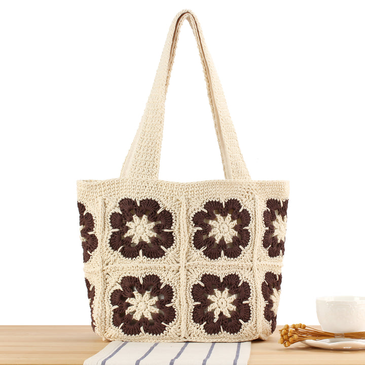 Handveske med unikt blomsterdesign Skanto