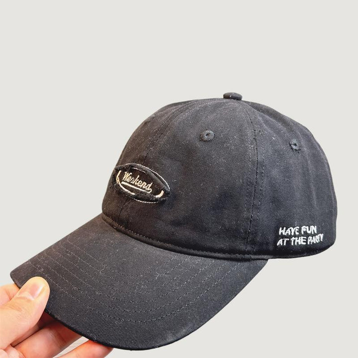 Herre Casual Slittet Brodert Baseball Caps Skanto