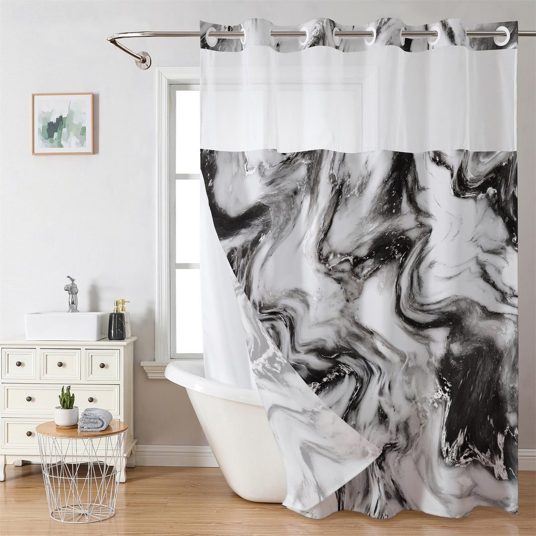 Luksuriøst Marmor Design Dusjforheng Skanto