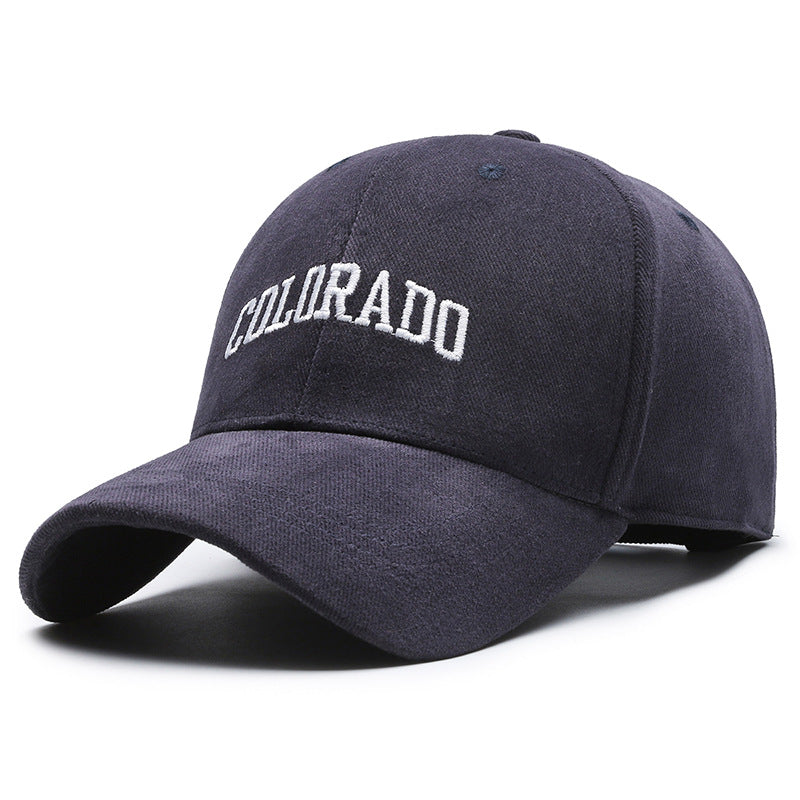 Menn's Casual Brodert Caps Skanto