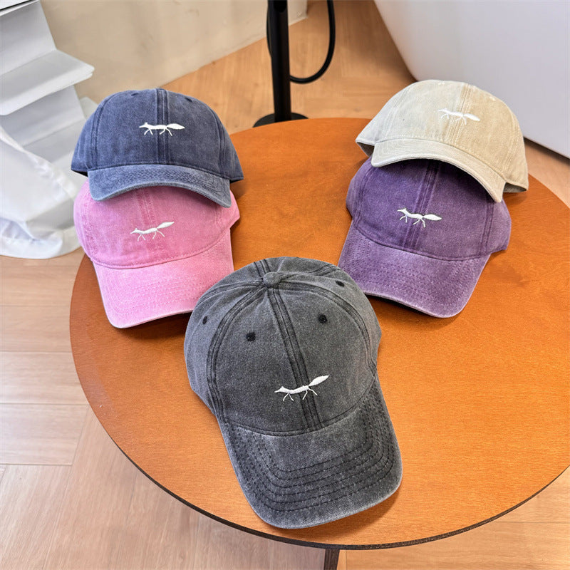 Herre Casual Grafisk Denim Baseball Caps Skanto