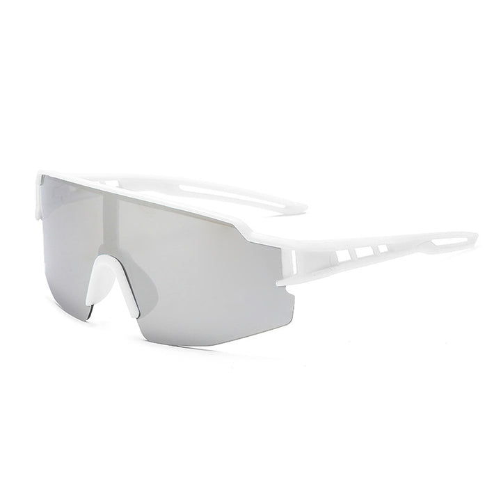 Unisex nan sporty omsluttende solbrille med ultralett polykarbonat-linse og sklisikre nesestøtter Skanto