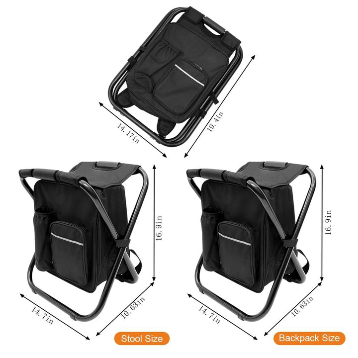 Unisex sammenleggbar handlebag med kjøleveske og praktisk bærehåndtak Skanto