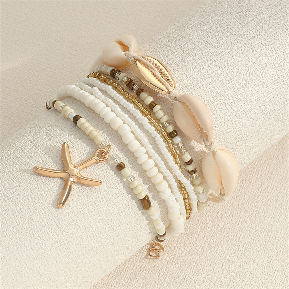 Skanto | 7pc Boho Strand Armbåndstakk