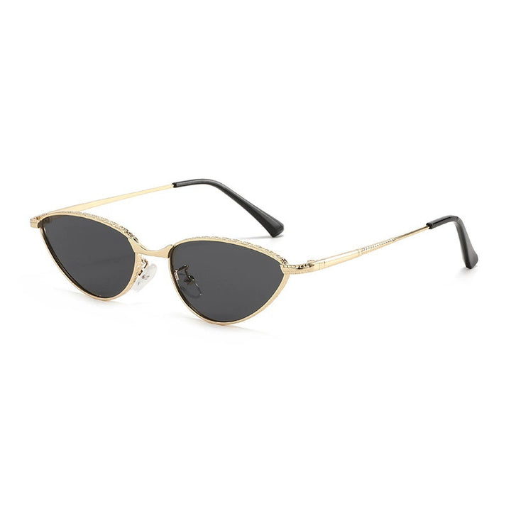 Women's Cat-Eye Sunglasses with Rhinestone Frame and Protective Lenses Skanto