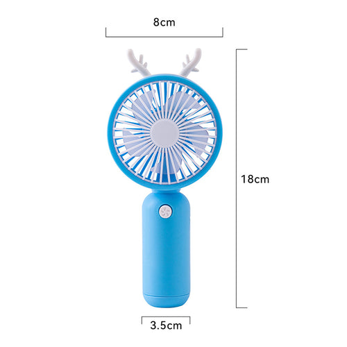 Dame Bærbar Mini-Håndvifte med søtt design Skanto