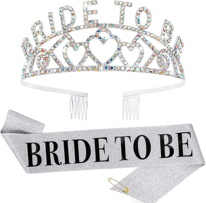 Dame Glitrende Tiara med Hjerte Motiver Skanto