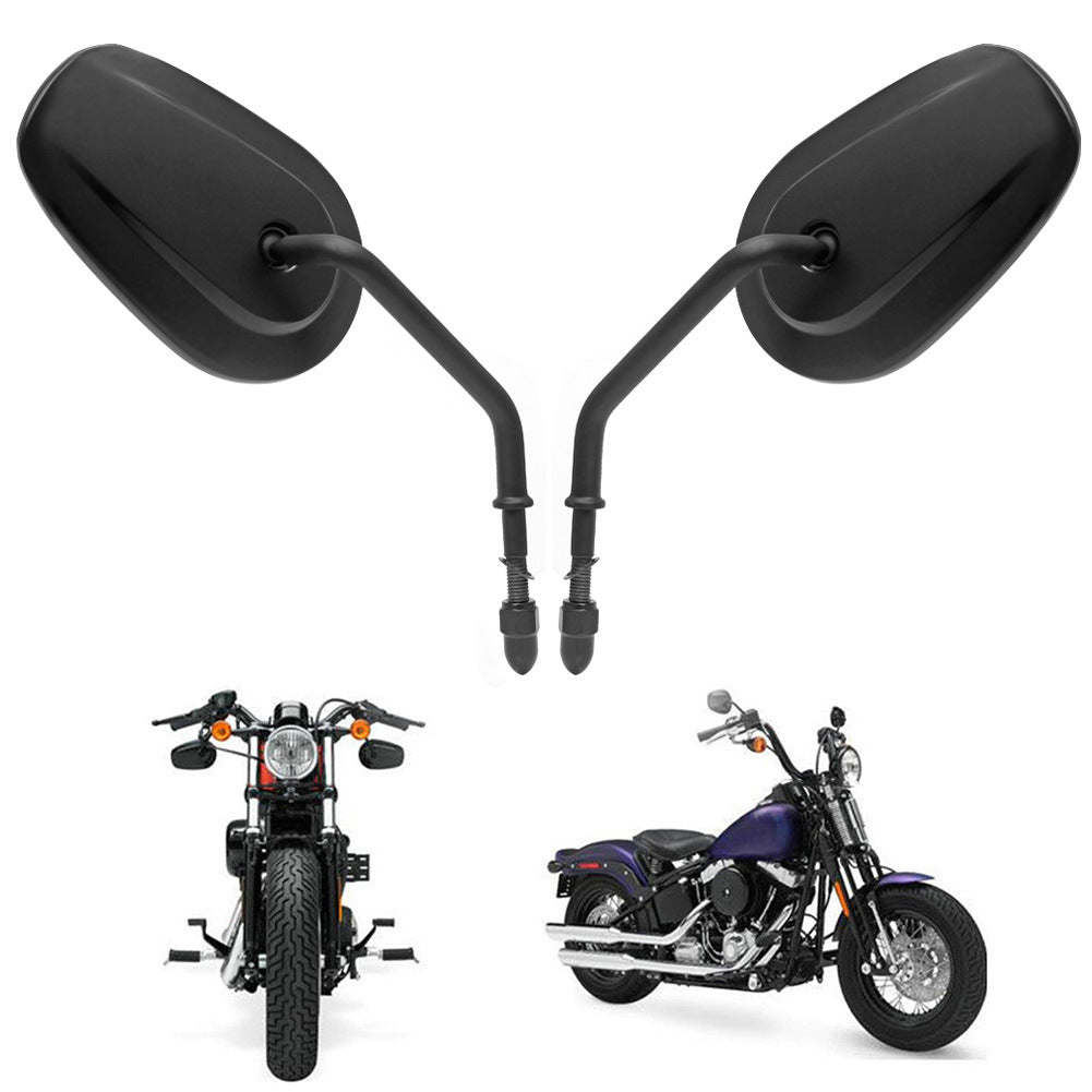 Motorsykkel speil med justerbar arm og robust design Skanto