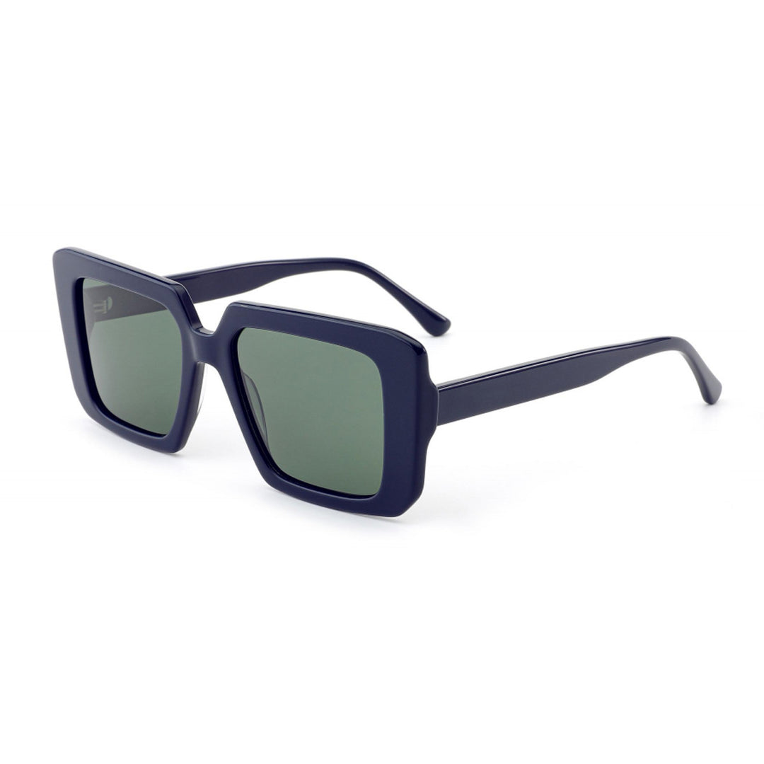Damen oversized solbrille med unik kvadratisk ramme Skanto