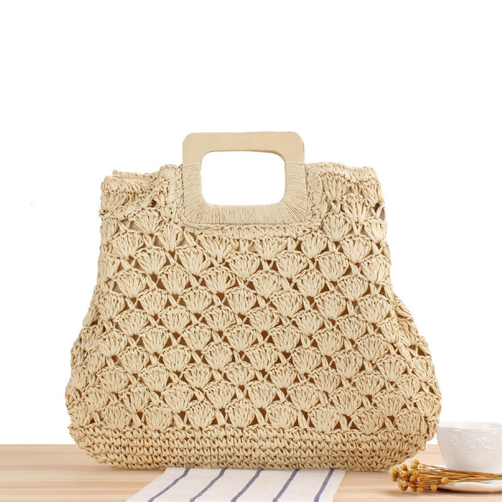 High-quality woven material handbag Skanto