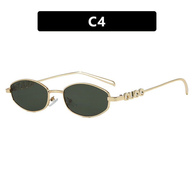 Women's Fashion Sunglasses with Elegant Stainless Steel Frame and UV Protection Skanto