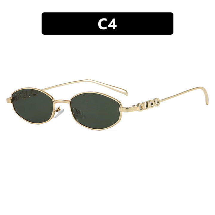 Women's Fashion Sunglasses with Elegant Stainless Steel Frame and UV Protection Skanto
