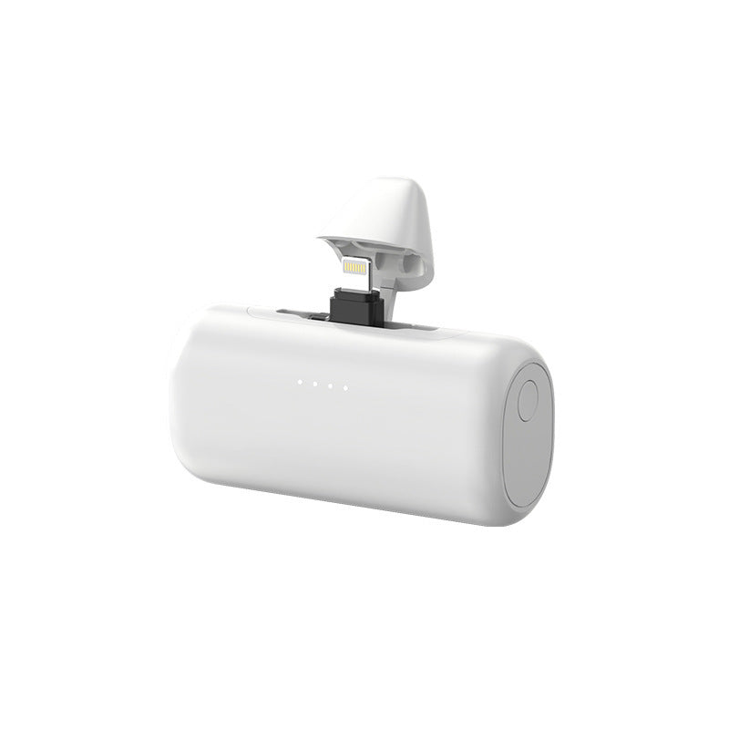 Bærbar Powerbank med integrert Lightning-kabel og LED-ladeindikator Skanto